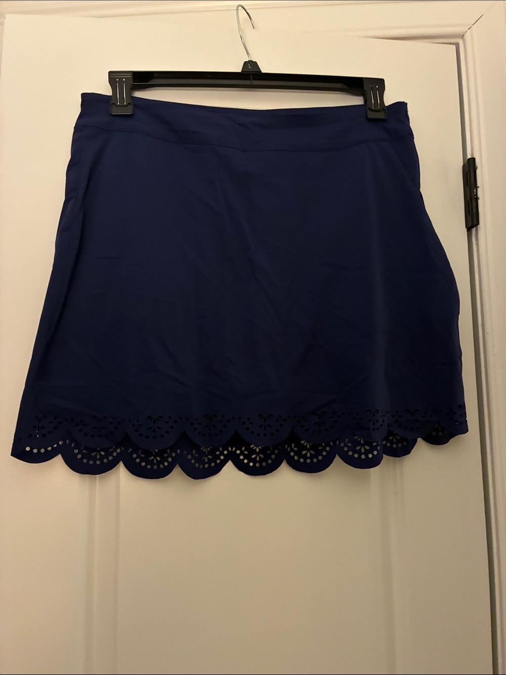Cabana Life Navy Scallop Mini Skort